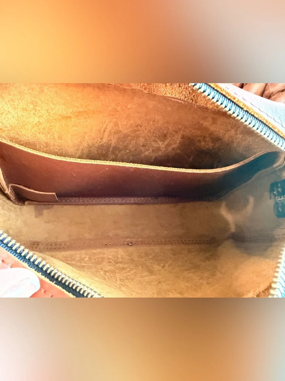 Portland Leather Honey camera bag